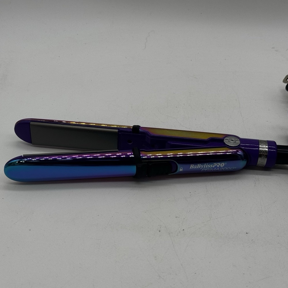 BaByliss Pro Prima2000 Iridescent Nano Titanium Travel Size 3/4" Hair Flat Iron